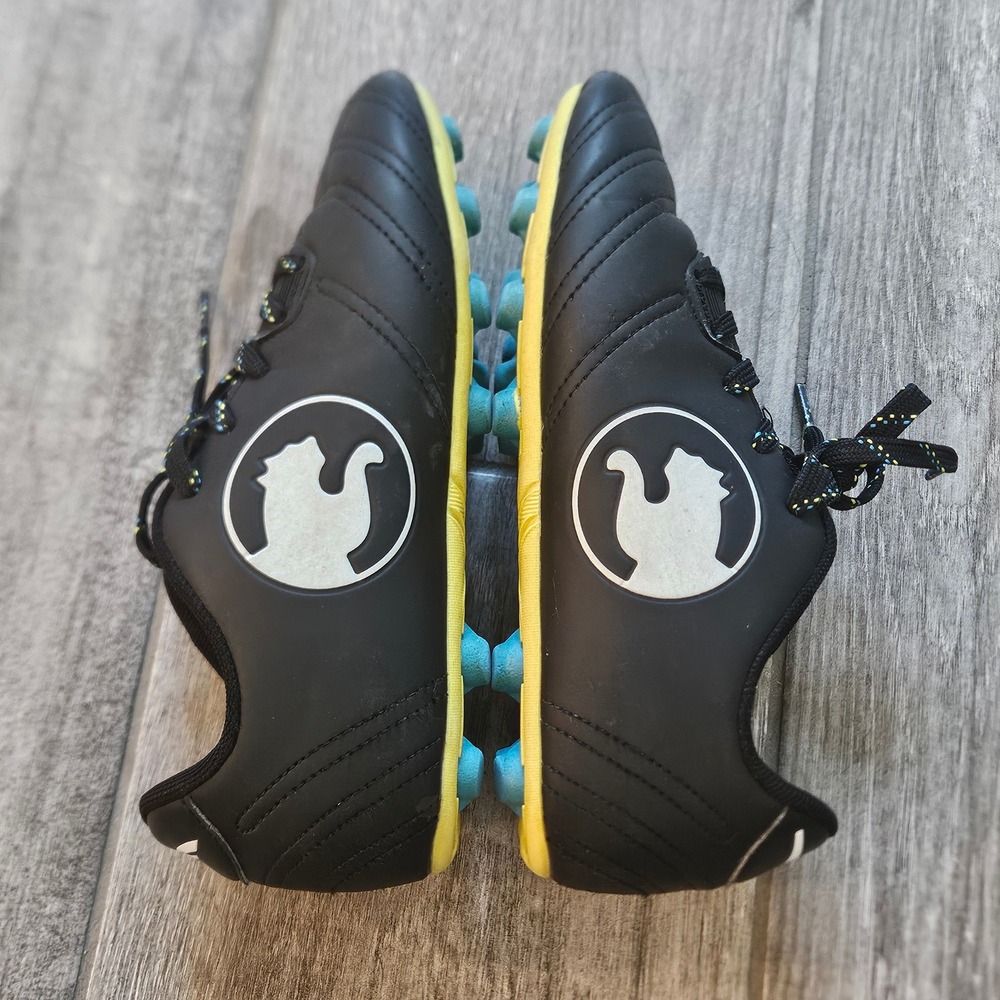 Procat by Puma Soccer Cleats Youth 3 Black Yellow Athletic Sport Shoes Football